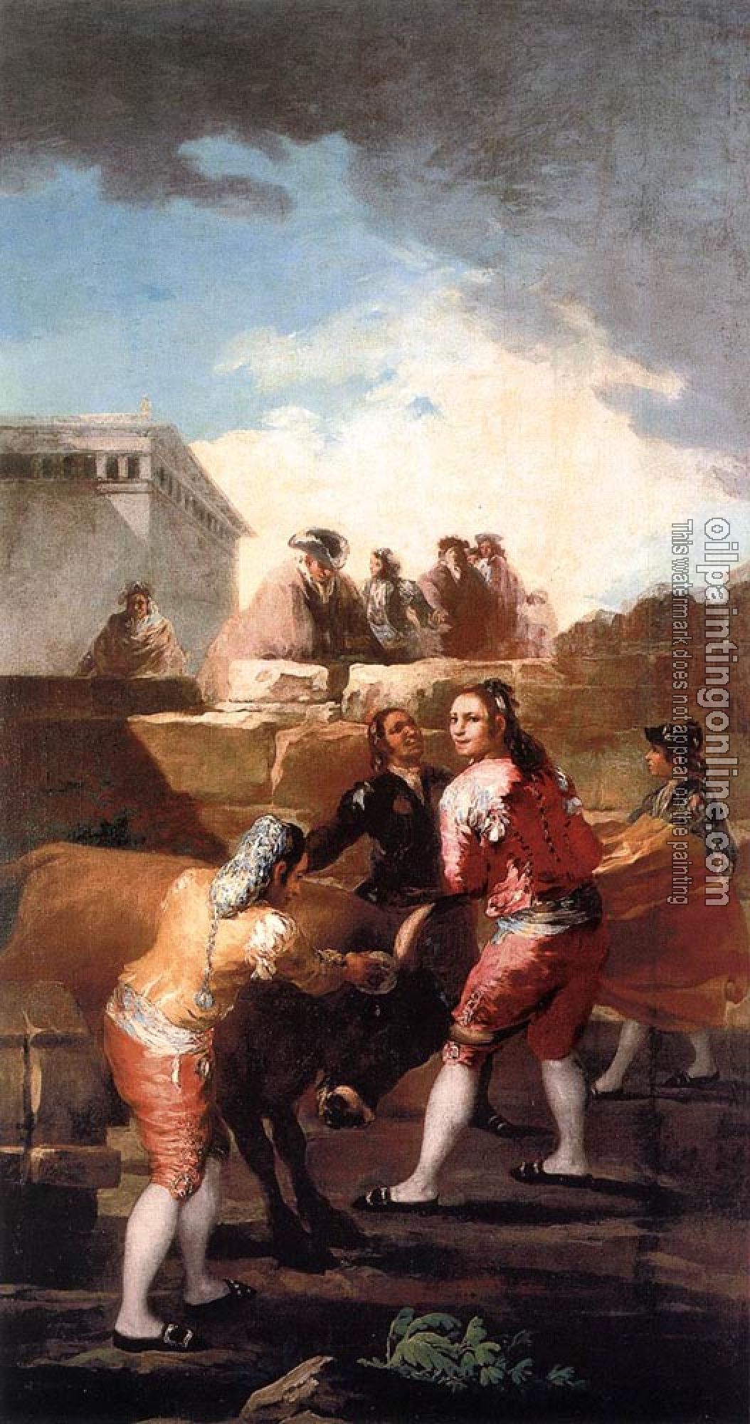 Goya, Francisco de - Fight with a Young Bull
